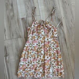 Floral Spaghetti Strap Dress